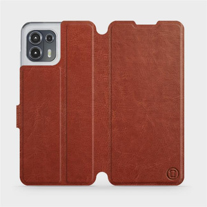 Etui do Motorola Edge 20 Lite - wzór Brown&Gray