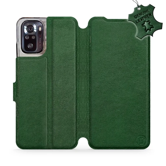 Phone Case Xiaomi POCO M5s - Design Green Leather
