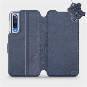 Phone Case Xiaomi Mi 9 SE - Design Blue Leather