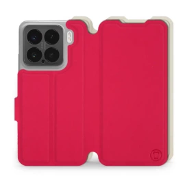 Hülle für Xiaomi 15 - Farbe Rot mit Platin