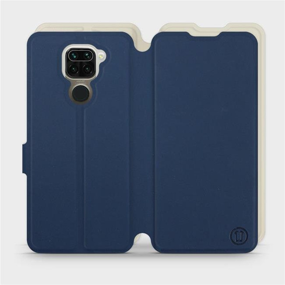 Phone Case Xiaomi Redmi Note 9 - Design Navy with Platinum