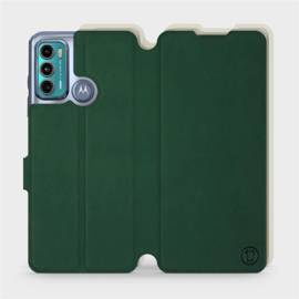 Phone Case Motorola Moto G60 - Design Green with Platinum