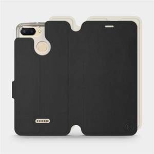 Phone Case Xiaomi Redmi 6 - Design Black with Platinum