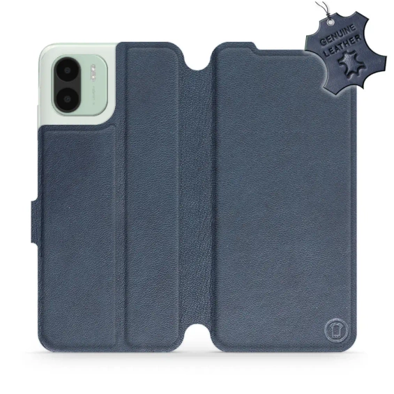 Phone Case Xiaomi Redmi A1 - Design Blue Leather