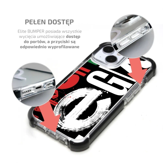 Case MagSafe Elite Bumper for Apple iPhone 15 Plus - Design D04LW