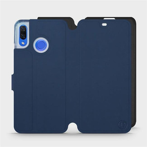 Hülle für Huawei Nova 3 - Farbe Marine mit Schwarz