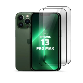 2-Pack Tempered Glass Clear for Apple iPhone 13 Pro Max