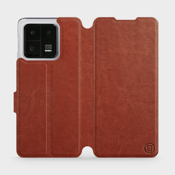 Phone Case Xiaomi 13 Pro - Design Brown&Orange