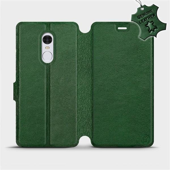 Hülle für Xiaomi Redmi Note 4 - Farbe Green Leather