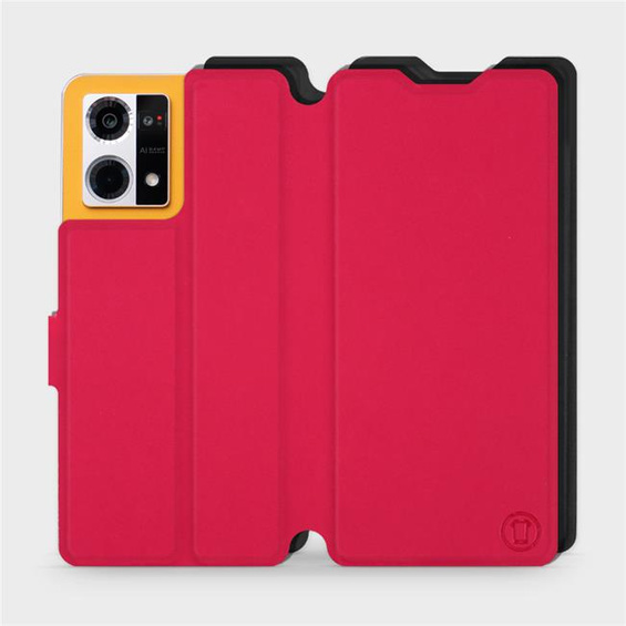 Phone Case Oppo Reno 7 4G - Design Red with Black