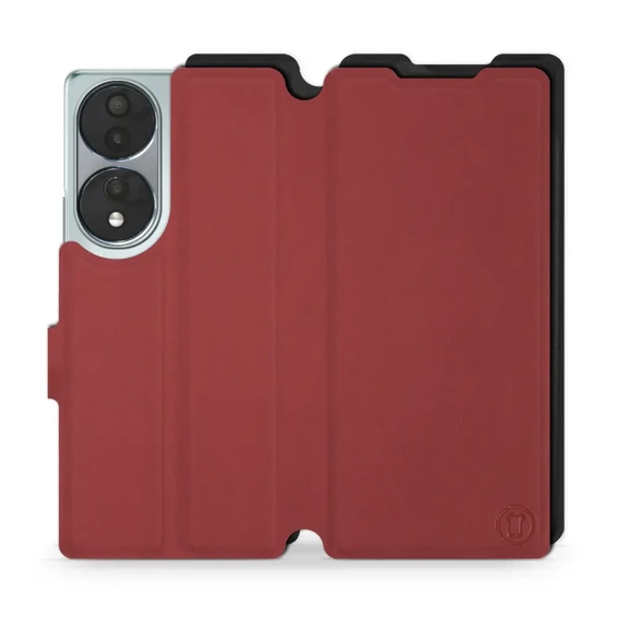 Phone Case Huawei Honor 70 - Design Dark Red with Black