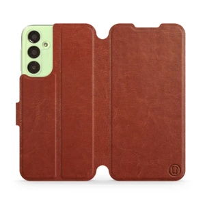 Hülle für Samsung Galaxy A24 - Farbe Brown&Orange