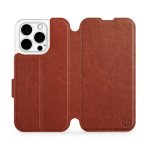 Etui do Apple iPhone 15 Pro - wzór Brown&Gray