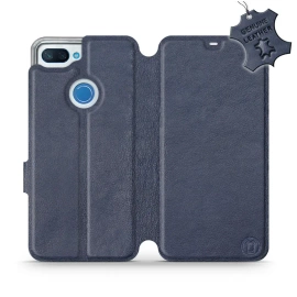 Phone Case Xiaomi Mi 8 Lite - Design Blue Leather