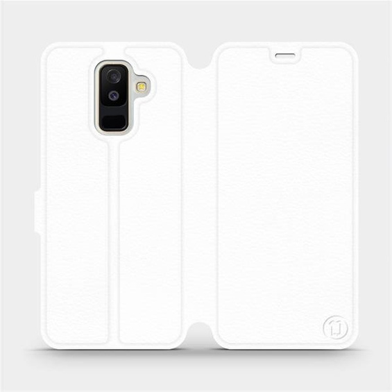 Etui do Samsung Galaxy A6 Plus - wzór White&Orange
