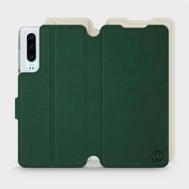 Phone Case Huawei P30 - Design Green with Platinum