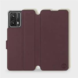 Phone Case Realme 9 5G - Design Burgundy with Platinum