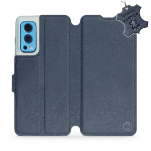 Phone Case OnePlus Nord 2 5G - Design Blue Leather