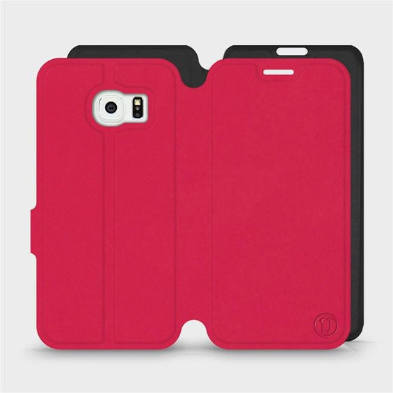 Phone Case Samsung Galaxy S6 Edge - Design Red with Black