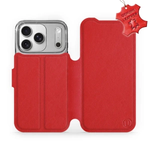 Phone Case Apple iPhone 17 Pro - Design Red Leather