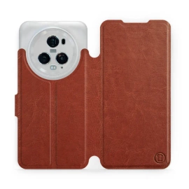 Phone Case Huawei Honor Magic5 Pro 5G - Design Brown&Orange