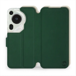 Etui Soft Touch do Huawei Pura 70 Ultra - wzór Miejska zieleń z platyną