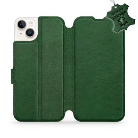 Phone Case Apple iPhone 14 Plus - Design Green Leather