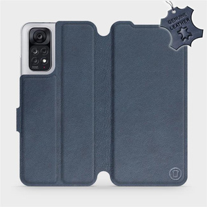 Phone Case Xiaomi Redmi Note 11S - Design Blue Leather