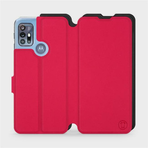Phone Case Motorola Moto G20 - Design Red with Black