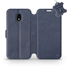Phone Case Samsung Galaxy J3 2017 - Design Blue Leather