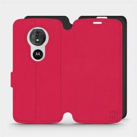 Phone Case Motorola Moto E5 - Design Red with Black