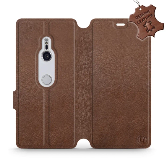Phone Case Sony Xperia XZ3 - Design Brown Leather