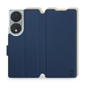 Hülle für Huawei Honor 70 - Farbe Marineblau mit Platin