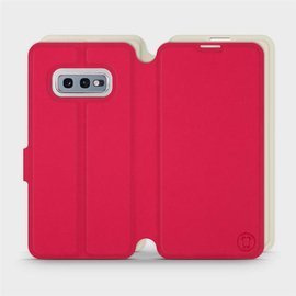 Phone Case Samsung Galaxy S10e - Design Red with Platinum