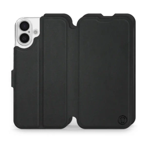 Etui Soft Touch do Apple iPhone 16 Plus - wzór Satynowa czerń