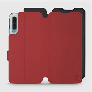 Phone Case Huawei P Smart Pro - Design Dark Red with Black