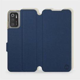 Phone Case Xiaomi Poco M3 Pro 5G - Design Navy with Platinum