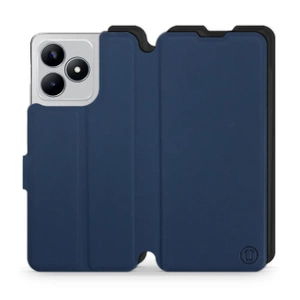 Etui Soft Touch do Realme C53 - wzór Głęboki granat z czernią