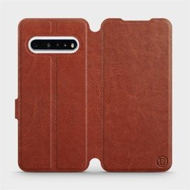 Etui do LG V60 ThinQ 5G - wzór Brown&Orange