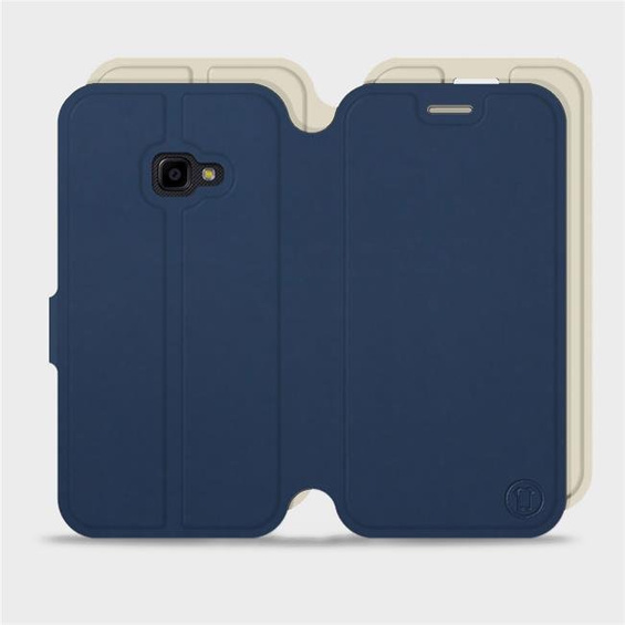 Phone Case Samsung Galaxy Xcover 4 - Design Navy with Platinum