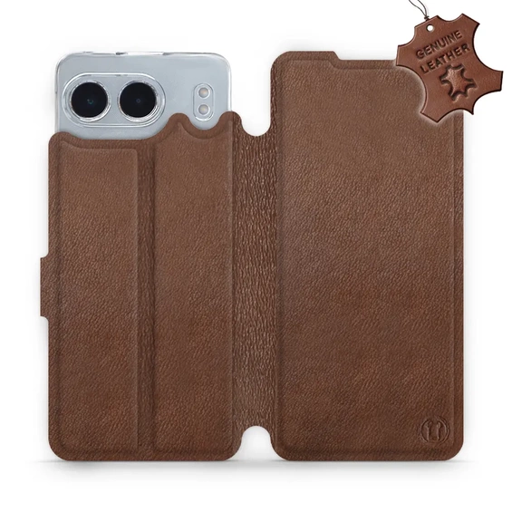 Phone Case OnePlus Nord 4 5G - Design Brown Leather