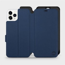 Etui Soft Touch do Apple iPhone 11 Pro Max - wzór Głęboki granat z czernią