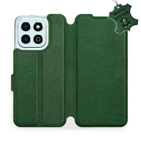 Phone Case Huawei Honor X6b - Design Green Leather