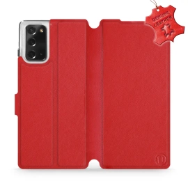 Hülle für Samsung Galaxy Note 20 - Farbe Red Leather