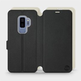 Phone Case Samsung Galaxy S9 Plus - Design Black with Platinum