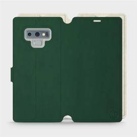 Phone Case Samsung Galaxy Note 9 - Design Green with Platinum