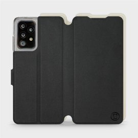 Hülle für Samsung Galaxy A52 - Farbe Schwarz mit Platin