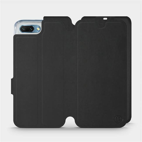 Etui Soft Touch do Huawei Honor 10 - wzór Satynowa czerń