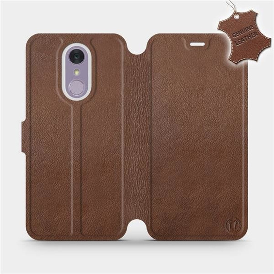 Hülle für LG Q7 - Farbe Brown Leather