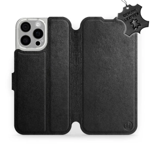 Phone Case Apple iPhone 16 Pro Max - Design Black Leather